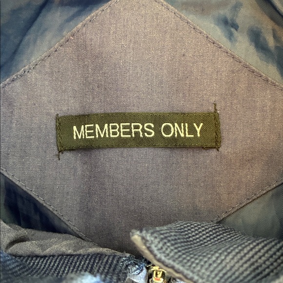 Vintage Members Only Men's Blue Jacket XL - Picture 11 of 15